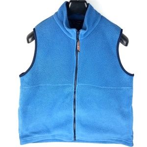L.L.Bean Blue Fleece Vest Medium,  Blue